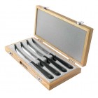 Robert Welch Signature Steak Knives x 4 (wooden case)